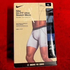NIKE Dri-FiT ULTRA STRETCH MICRO BOXER BRIEFS
3-PACK SIZE:XL